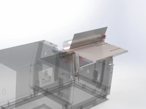 Table d'alimentation rouleuse de tôle